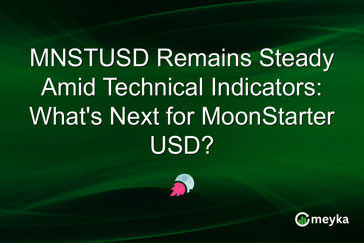 MNSTUSD Remains Steady Amid Technical Indicators: What's Next for MoonStarter USD?