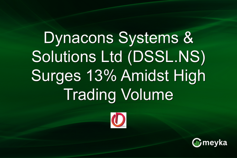 Dynacons Systems & Solutions Ltd (DSSL.NS) Surges 13% Amidst High Trading Volume