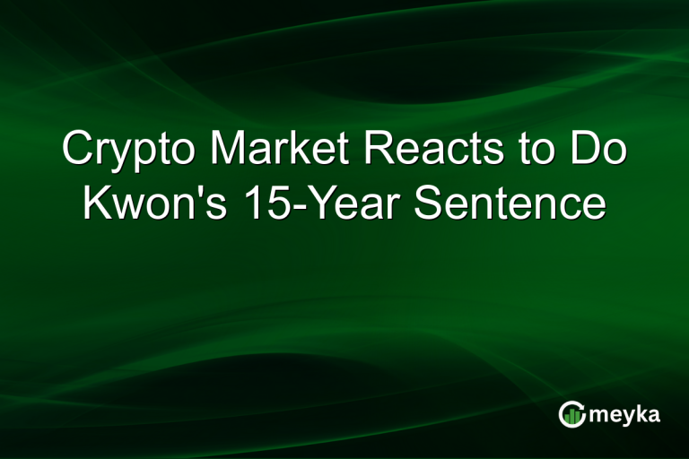 Crypto Market Reacts to Do Kwon's 15-Year Sentence