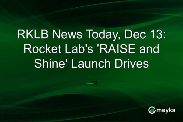 RKLB News Today, Dec 13: Rocket Lab's 'RAISE and Shine' Launch Drives