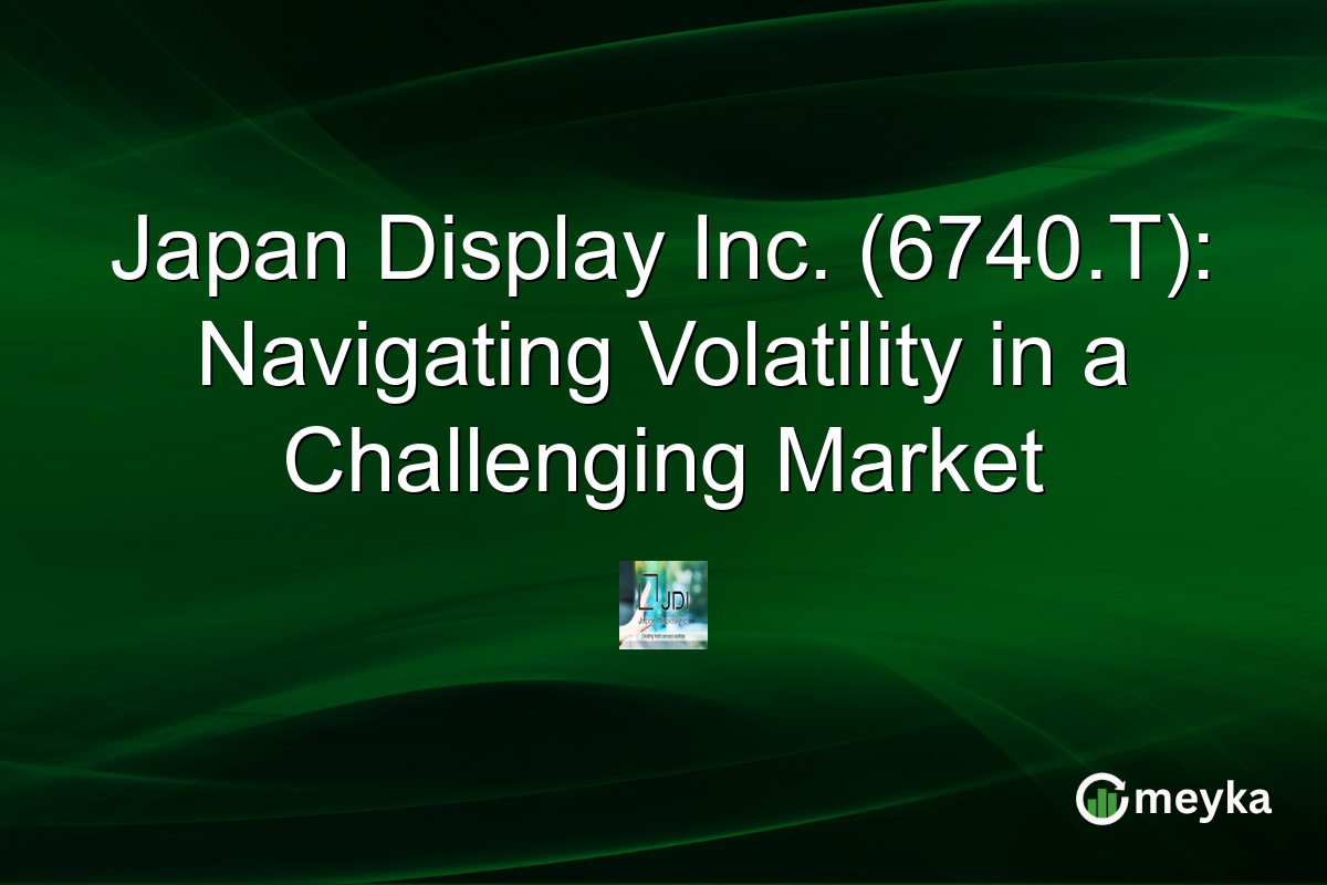 Japan Display Inc. (6740.T): Navigating Volatility in a Challenging Market
