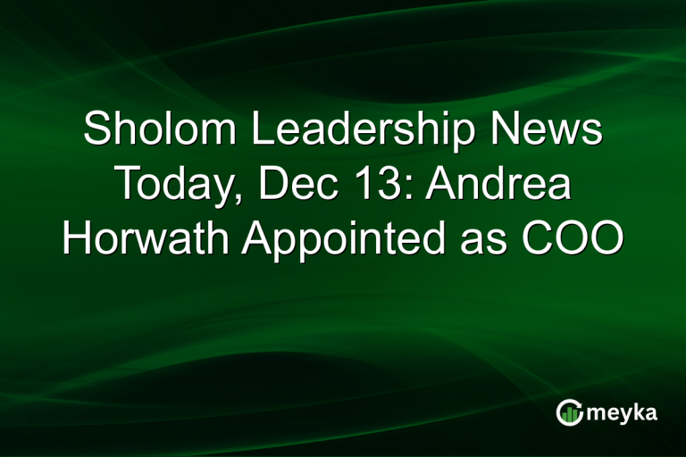 Sholom Leadership News Today, Dec 13: Andrea Horwath Appointed as COO