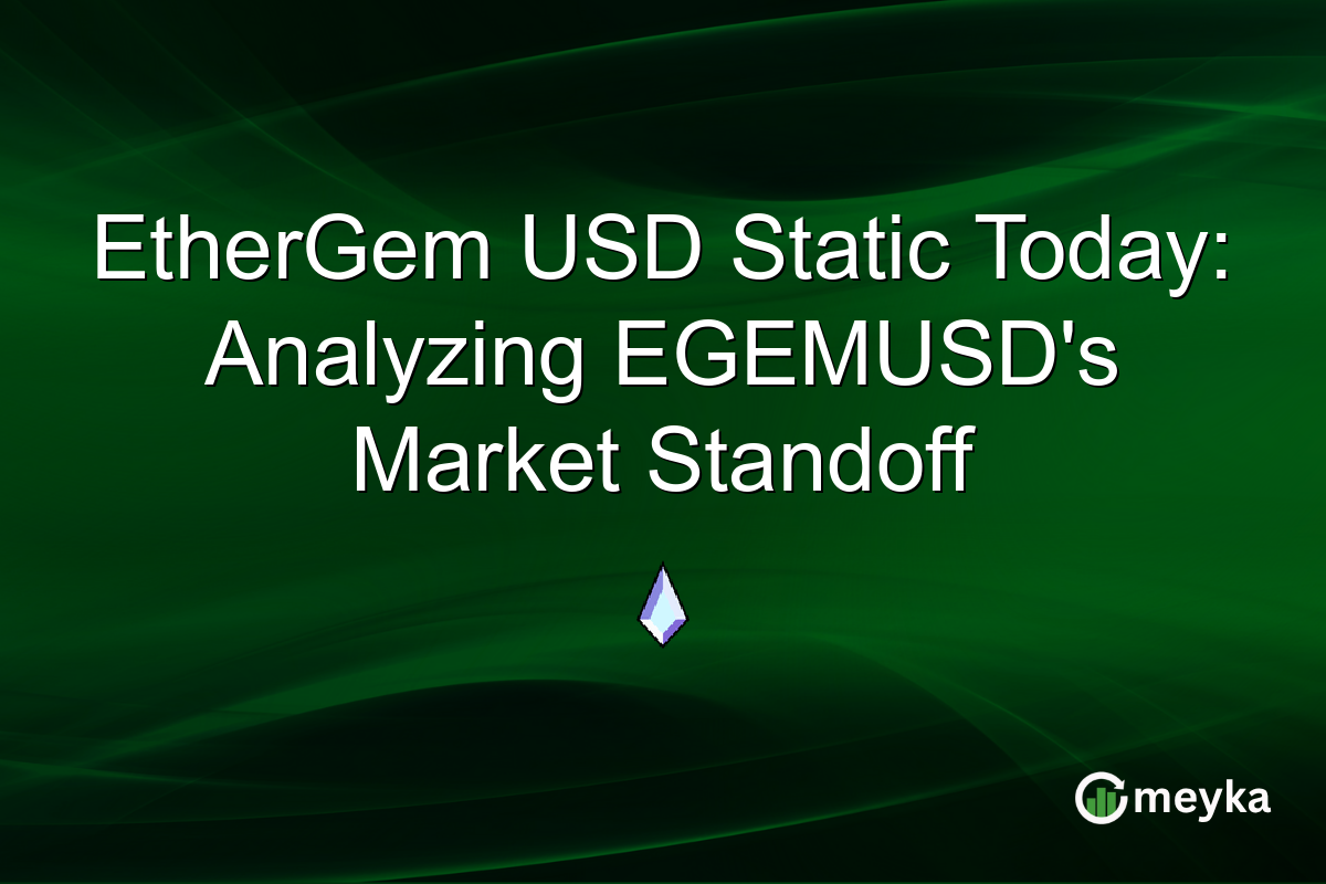 EtherGem USD Static Today: Analyzing EGEMUSD's Market Standoff