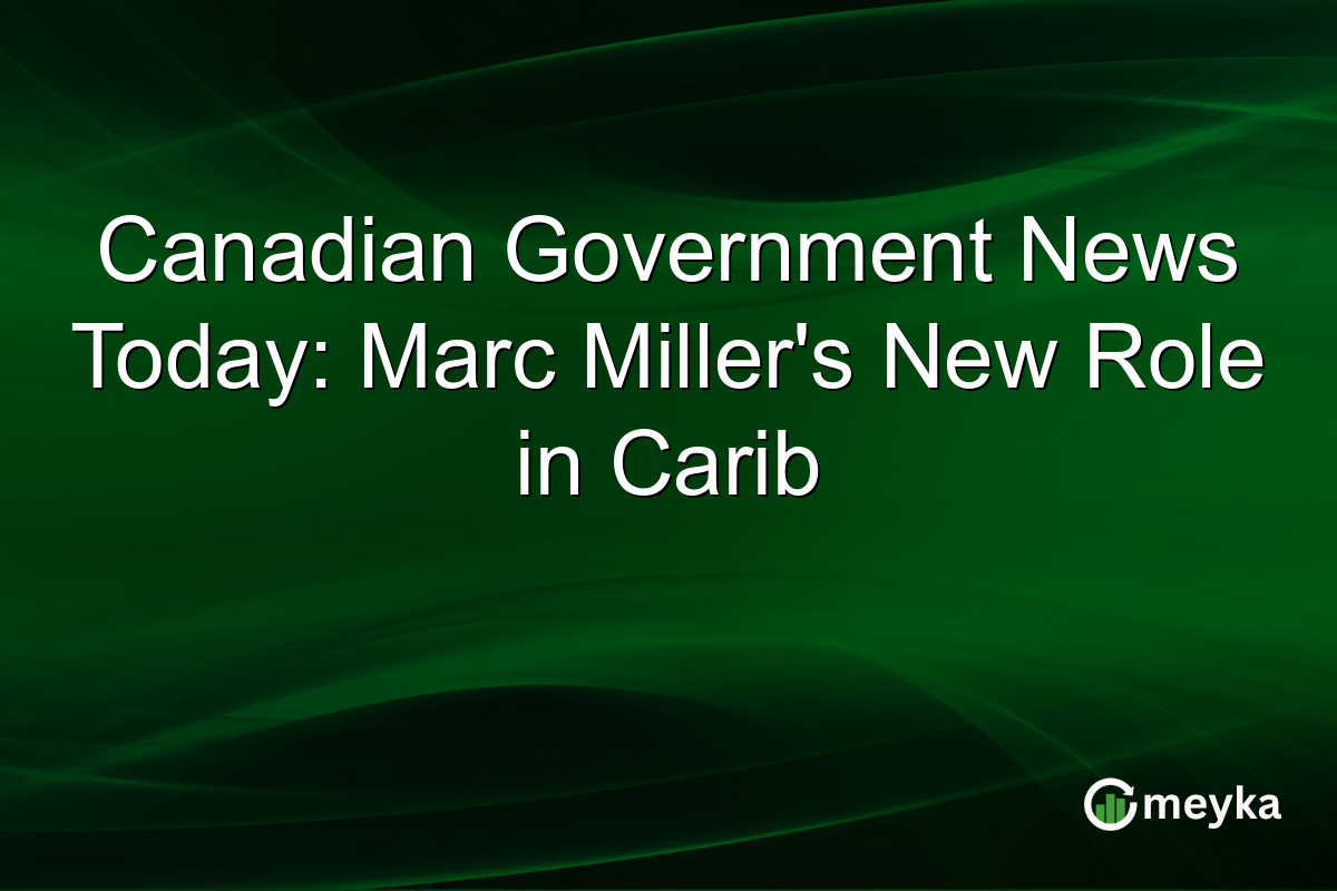 Canadian Government News Today: Marc Miller's New Role in Carib