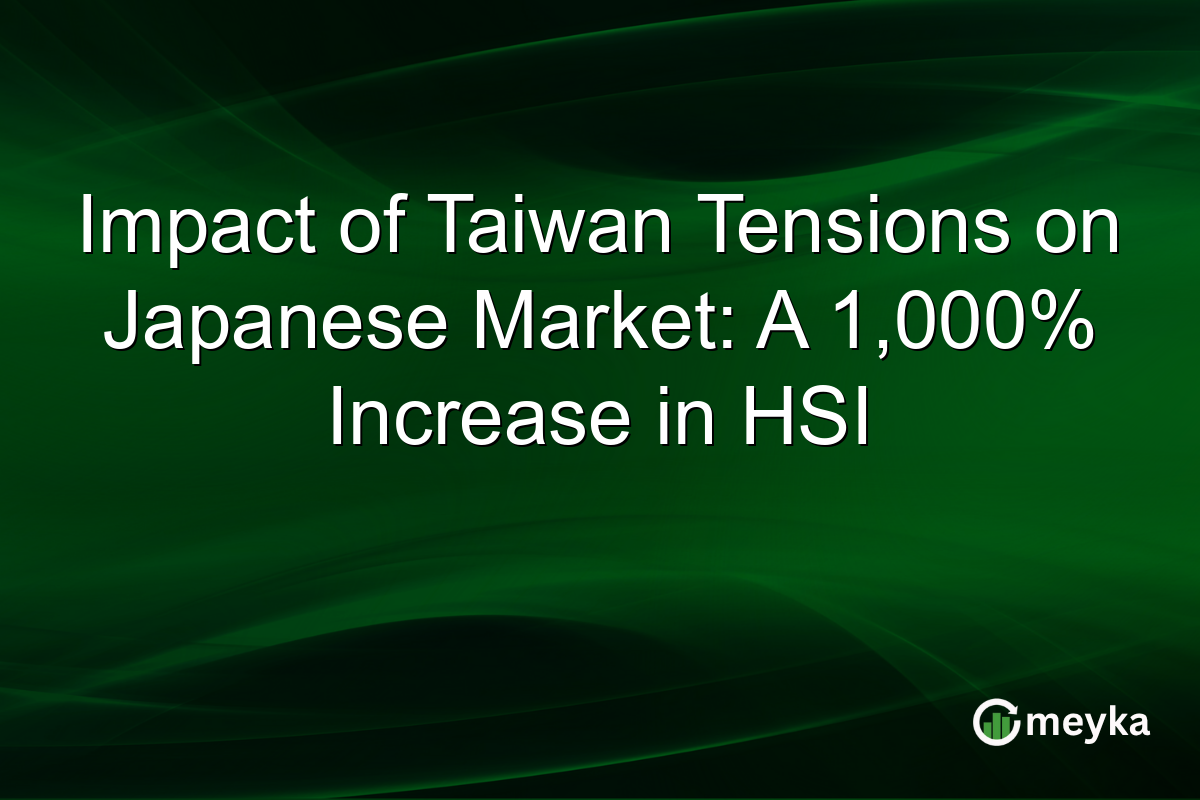 Impact of Taiwan Tensions on Japanese Market: A 1,000% Increase in HSI