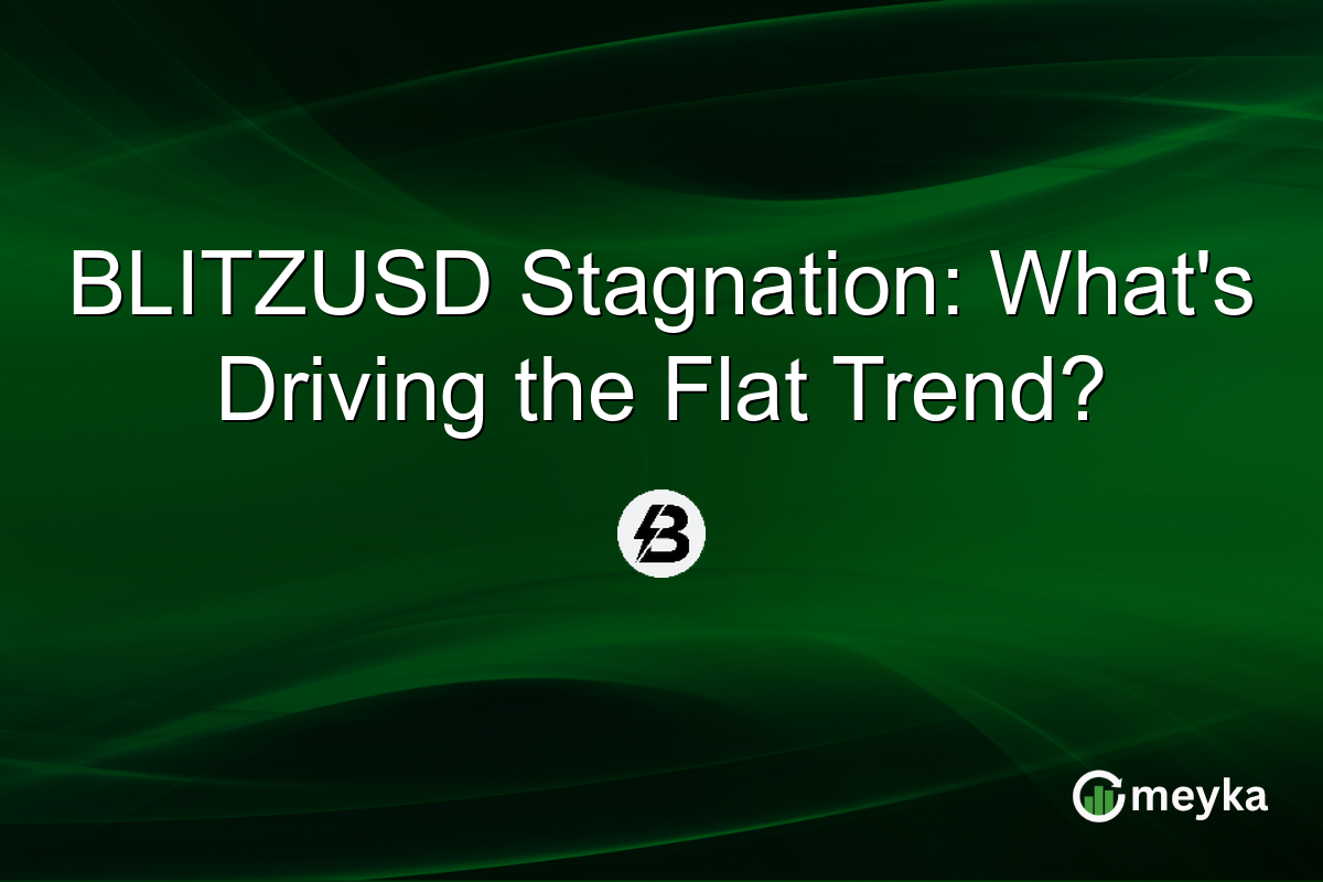 BLITZUSD Stagnation: What's Driving the Flat Trend?