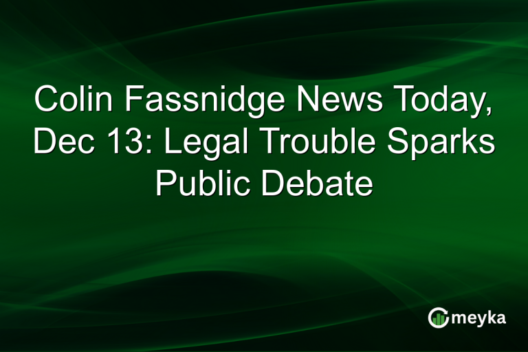 Colin Fassnidge News Today, Dec 13: Legal Trouble Sparks Public Debate