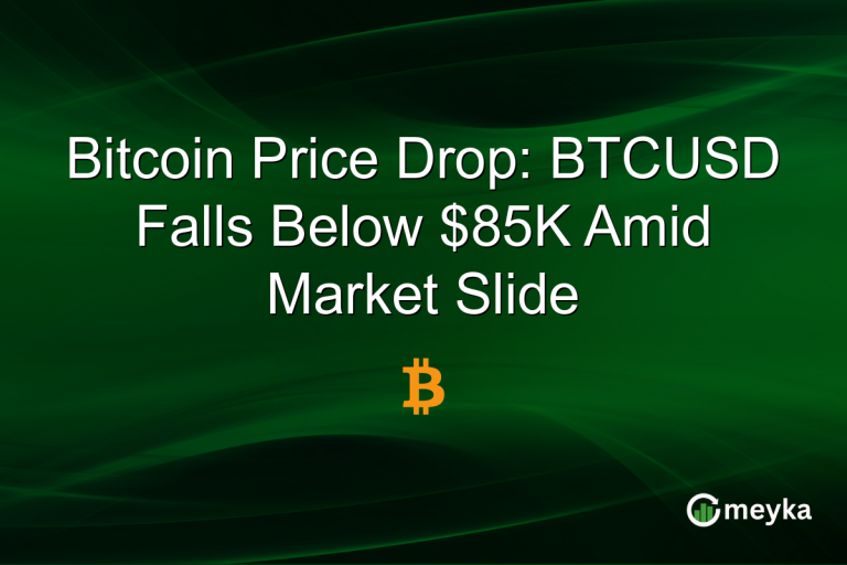 Bitcoin Price Drop: BTCUSD Falls Below $85K Amid Market Slide