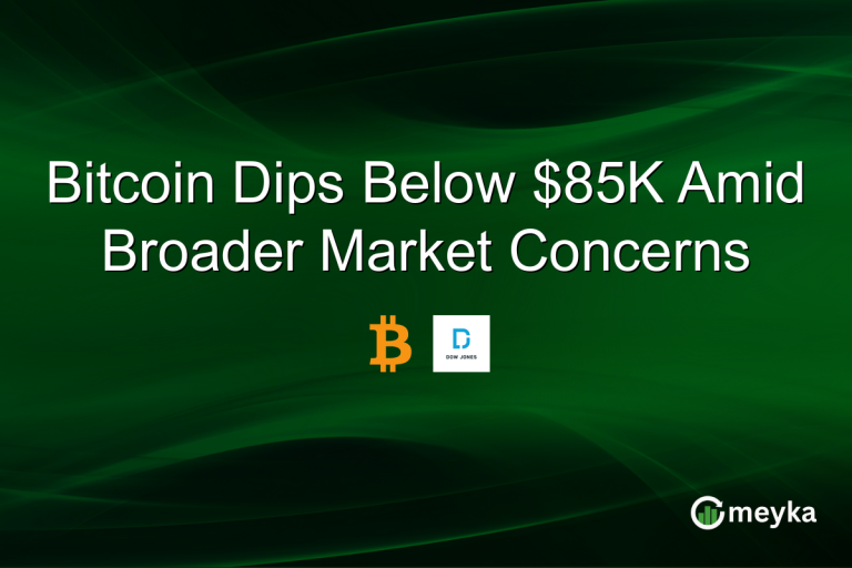 Bitcoin Dips Below $85K Amid Broader Market Concerns