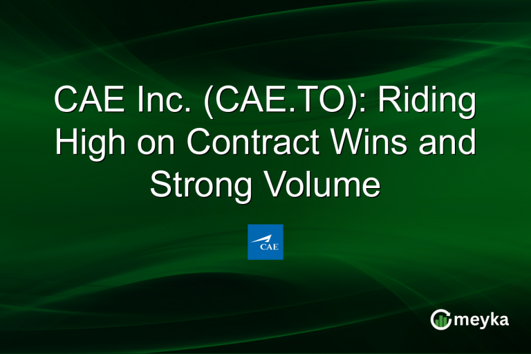 CAE Inc. (CAE.TO): Riding High on Contract Wins and Strong Volume