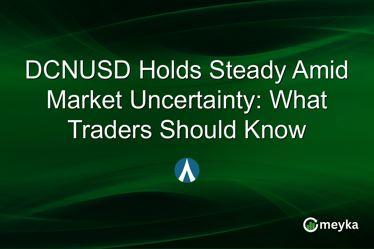 DCNUSD Holds Steady Amid Market Uncertainty: What Traders Should Know