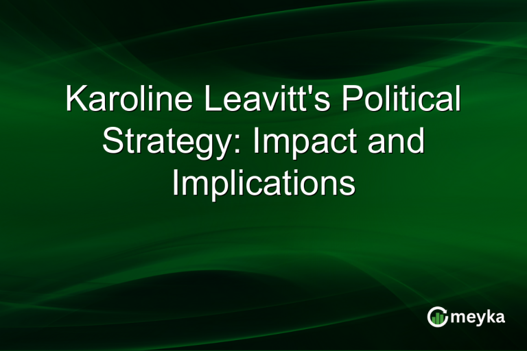 Karoline Leavitt's Political Strategy: Impact and Implications