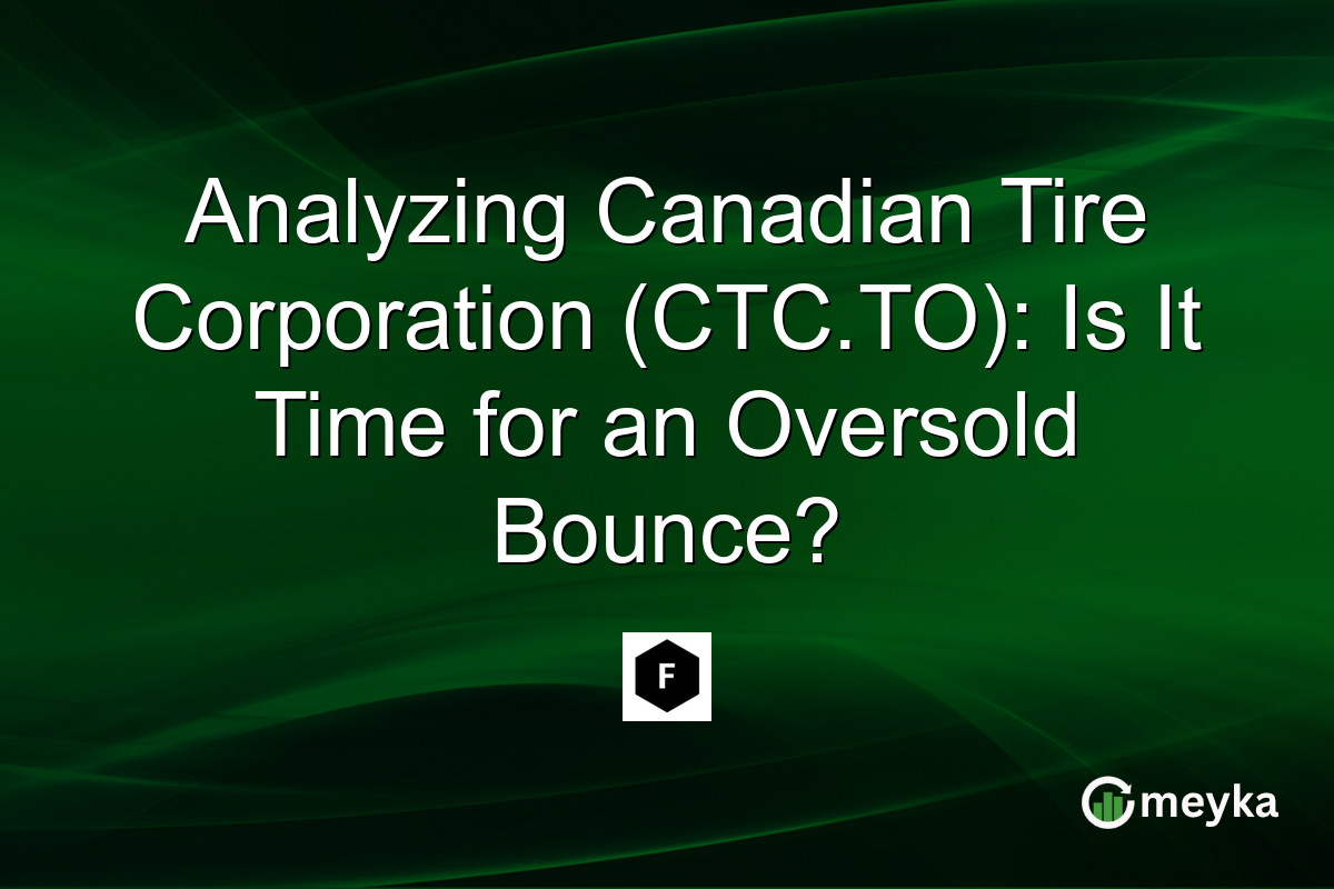 Analyzing Canadian Tire Corporation (CTC.TO): Is It Time for an Oversold Bounce?