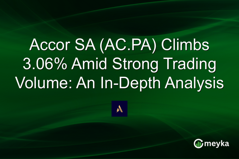 Accor SA (AC.PA) Climbs 3.06% Amid Strong Trading Volume: An In-Depth Analysis