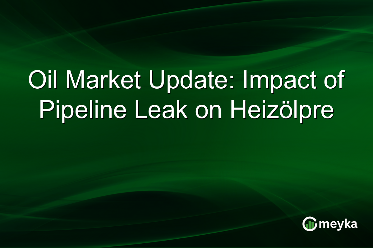 Oil Market Update: Impact of Pipeline Leak on Heizölpre