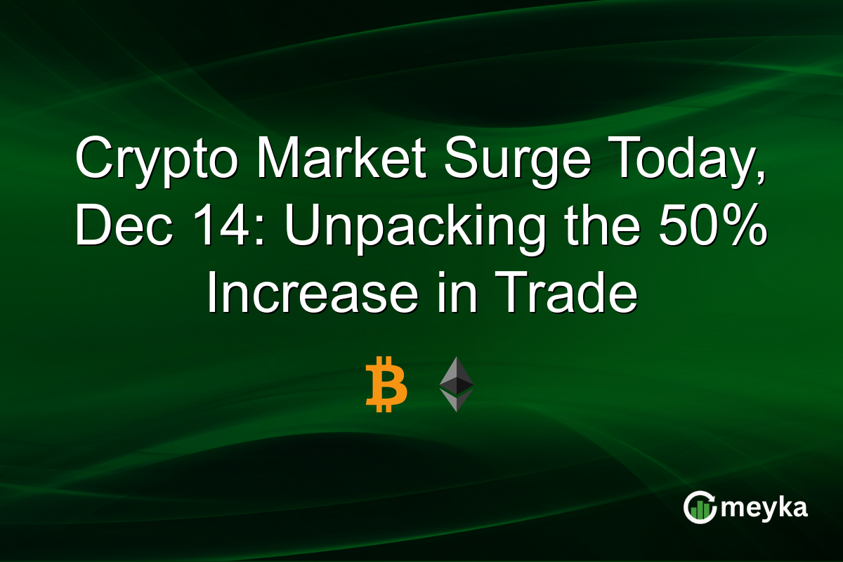 Crypto Market Surge Today, Dec 14: Unpacking the 50% Increase in Trade