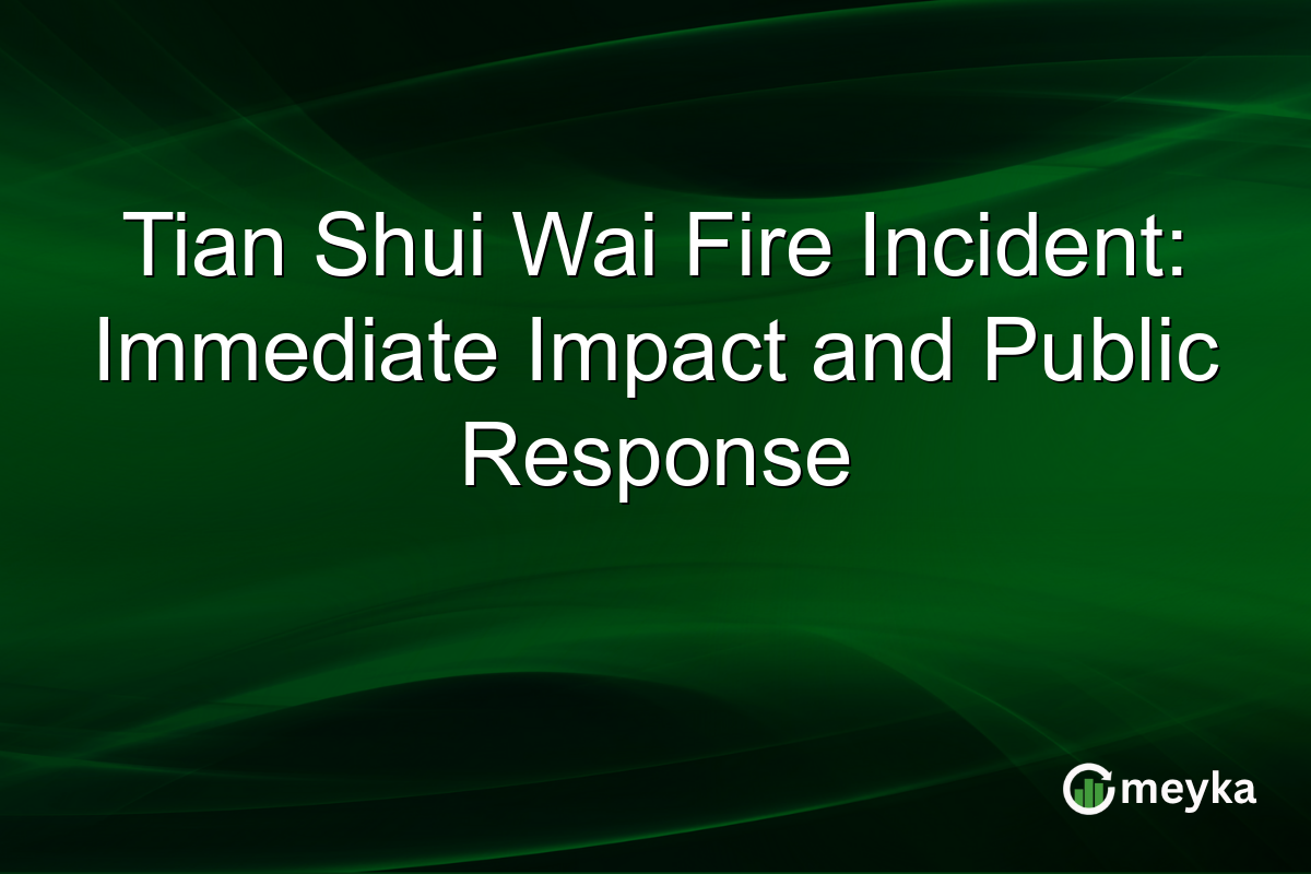 Tian Shui Wai Fire Incident: Immediate Impact and Public Response