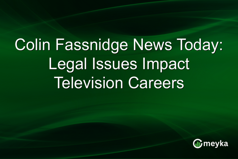Colin Fassnidge News Today: Legal Issues Impact Television Careers