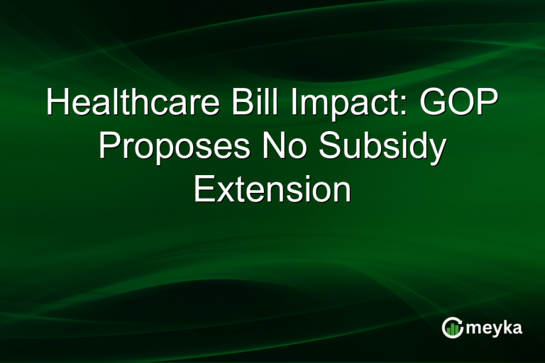 Healthcare Bill Impact: GOP Proposes No Subsidy Extension