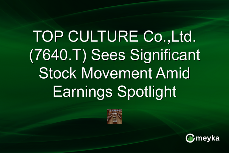 TOP CULTURE Co.,Ltd. (7640.T) Sees Significant Stock Movement Amid Earnings Spotlight