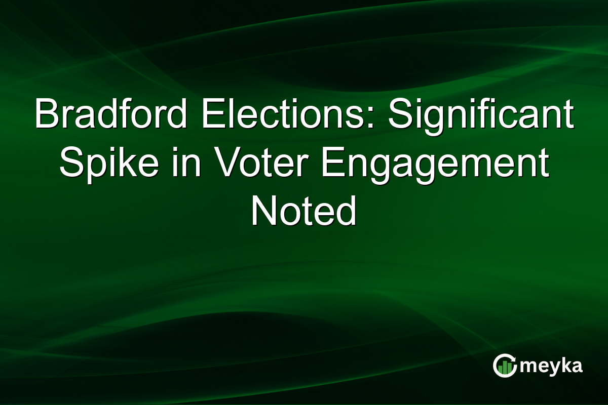 Bradford Elections: Significant Spike in Voter Engagement Noted