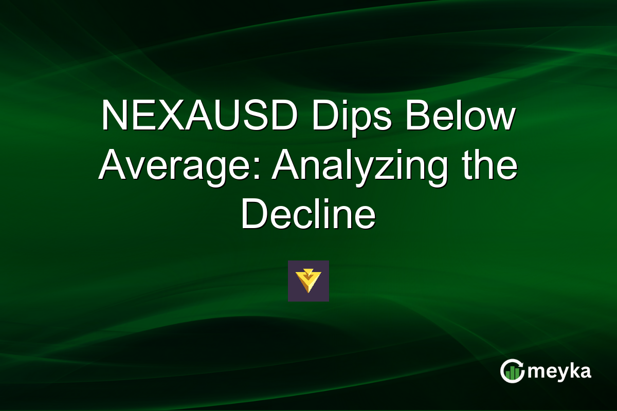 NEXAUSD Dips Below Average: Analyzing the Decline