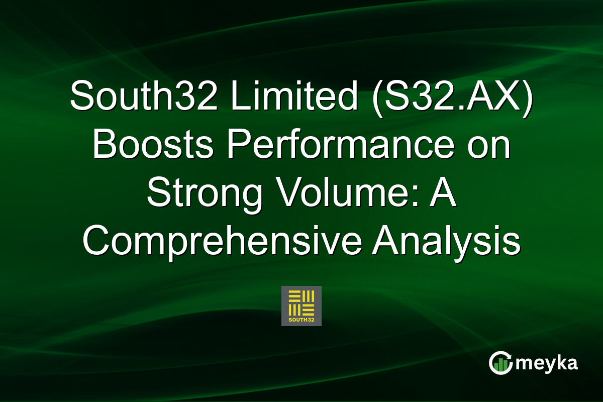 South32 Limited (S32.AX) Boosts Performance on Strong Volume: A Comprehensive Analysis