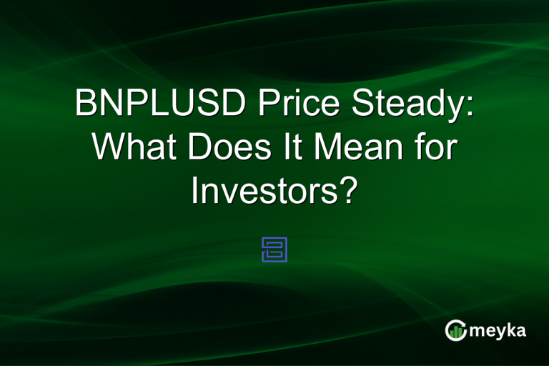 BNPLUSD Price Steady: What Does It Mean for Investors?