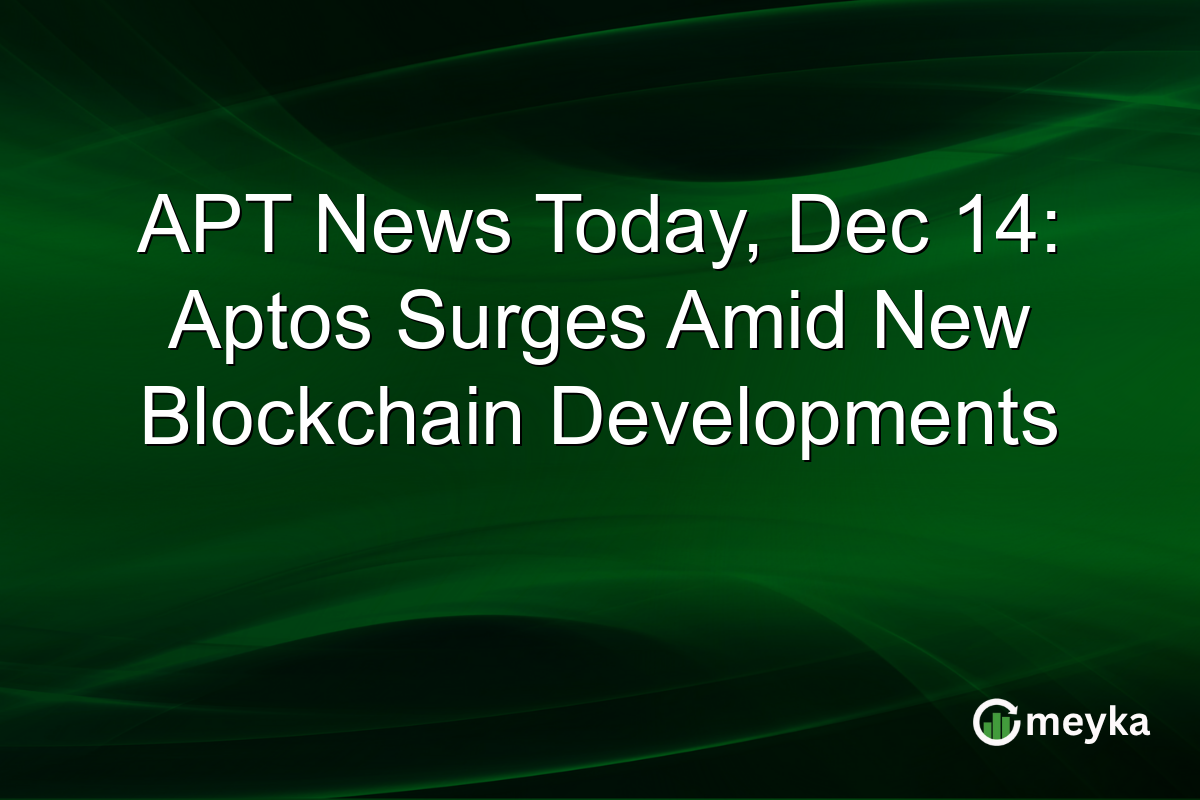 APT News Today, Dec 14: Aptos Surges Amid New Blockchain Developments