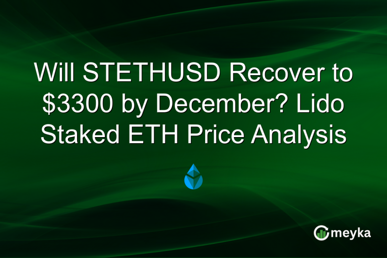 Will STETHUSD Recover to $3300 by December? Lido Staked ETH Price Analysis