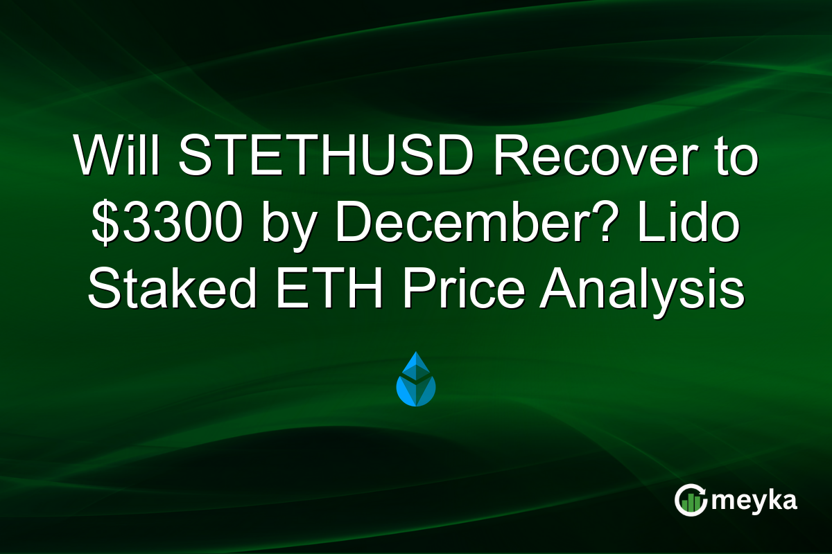 Will STETHUSD Recover to $3300 by December? Lido Staked ETH Price Analysis