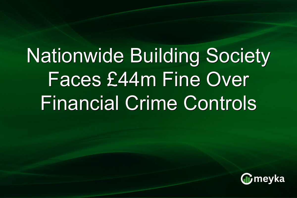 Nationwide Building Society Faces £44m Fine Over Financial Crime Controls