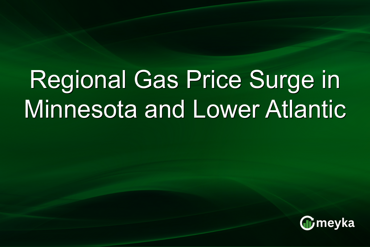 Regional Gas Price Surge in Minnesota and Lower Atlantic