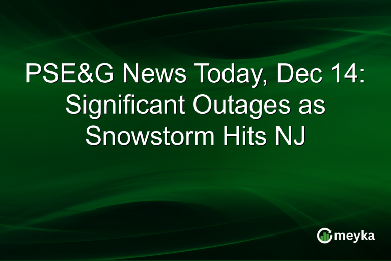 PSE&G News Today, Dec 14: Significant Outages as Snowstorm Hits NJ