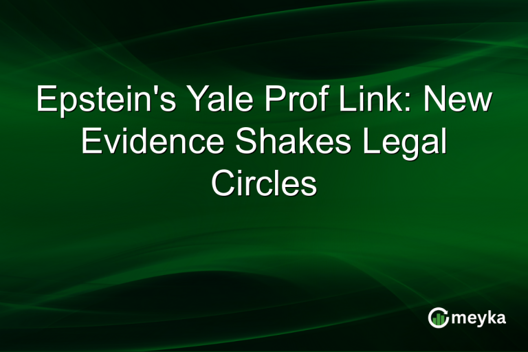 Epstein's Yale Prof Link: New Evidence Shakes Legal Circles