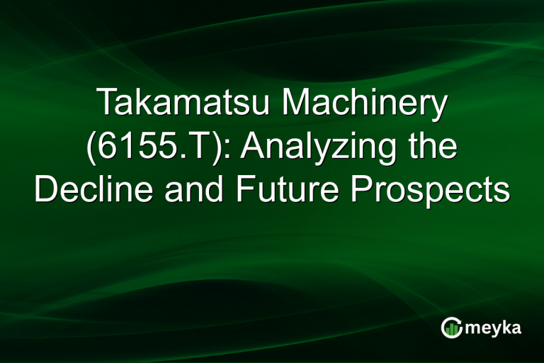 Takamatsu Machinery (6155.T): Analyzing the Decline and Future Prospects