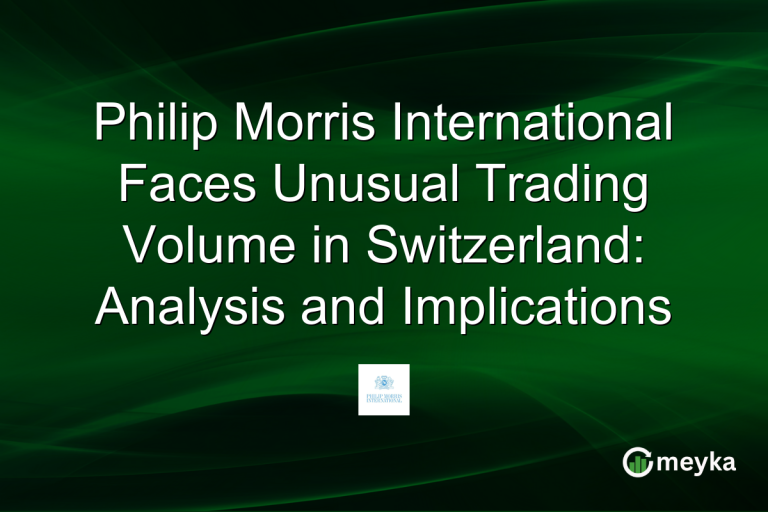 Philip Morris International Faces Unusual Trading Volume in Switzerland: Analysis and Implications