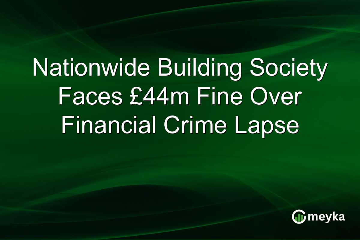 Nationwide Building Society Faces £44m Fine Over Financial Crime Lapse