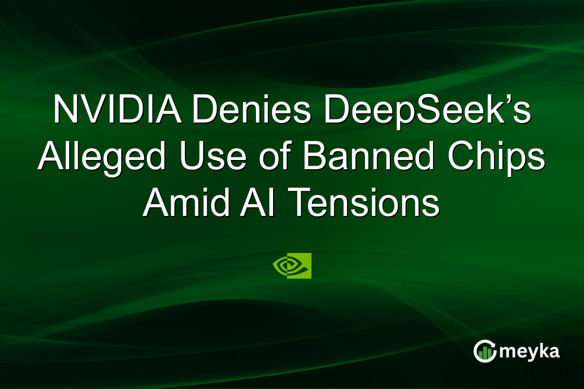 NVIDIA Denies DeepSeek’s Alleged Use of Banned Chips Amid AI Tensions