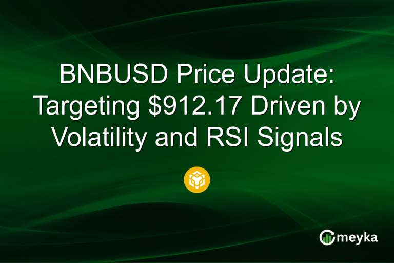 BNBUSD Price Update: Targeting $912.17 Driven by Volatility and RSI Signals