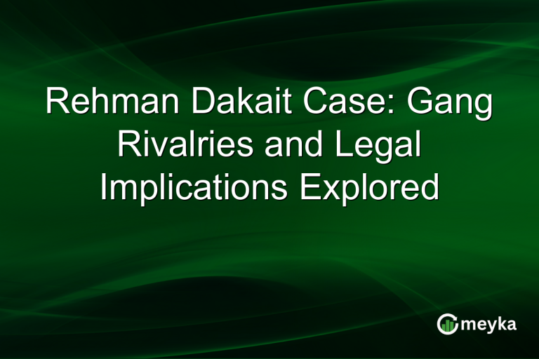 Rehman Dakait Case: Gang Rivalries and Legal Implications Explored