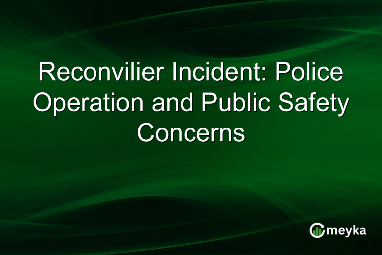 Reconvilier Incident: Police Operation and Public Safety Concerns