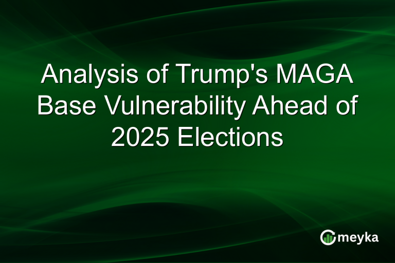 Analysis of Trump's MAGA Base Vulnerability Ahead of 2025 Elections