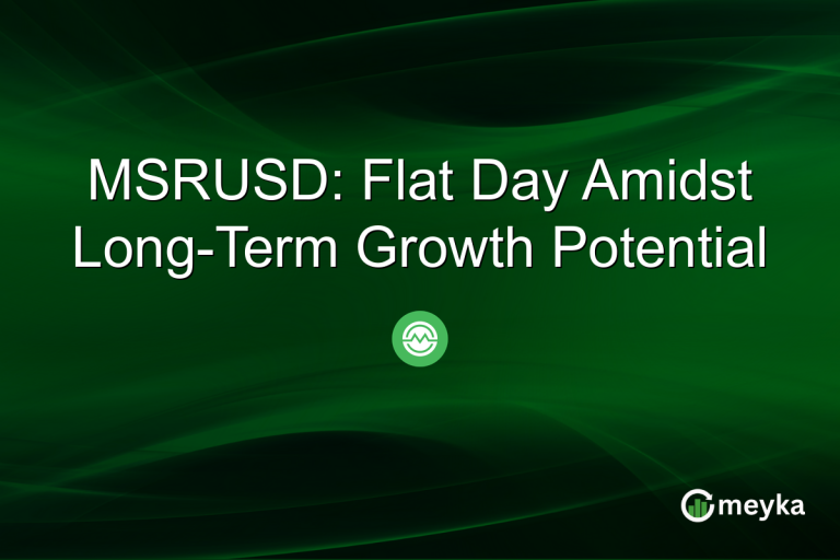 MSRUSD: Flat Day Amidst Long-Term Growth Potential