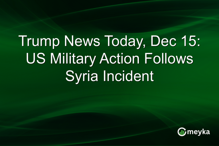 Trump News Today, Dec 15: US Military Action Follows Syria Incident
