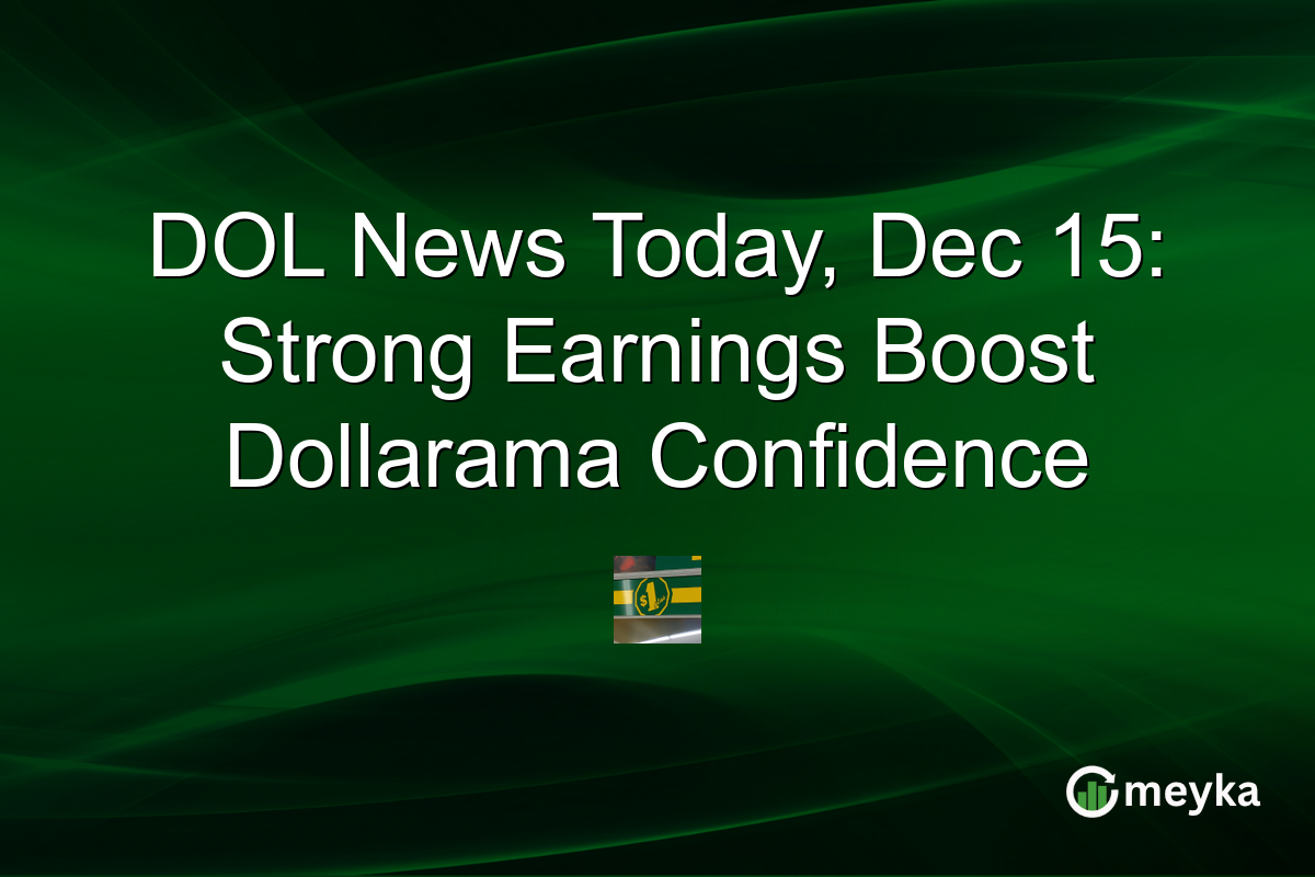 DOL News Today, Dec 15: Strong Earnings Boost Dollarama Confidence
