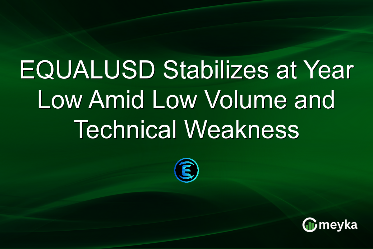 EQUALUSD Stabilizes at Year Low Amid Low Volume and Technical Weakness