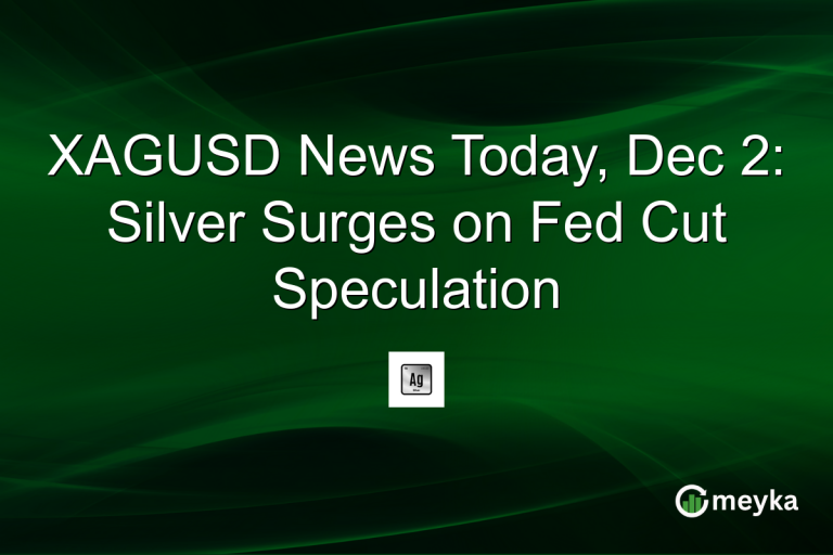 XAGUSD News Today, Dec 2: Silver Surges on Fed Cut Speculation