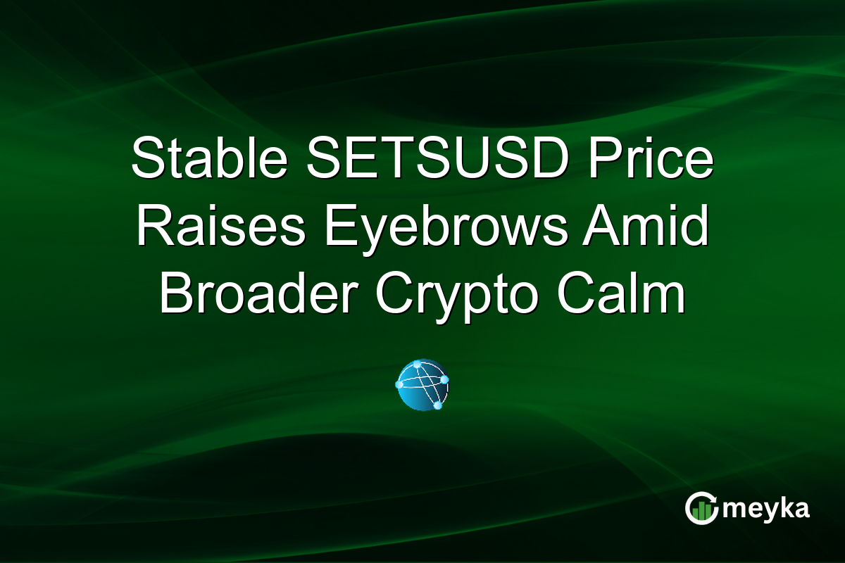 Stable SETSUSD Price Raises Eyebrows Amid Broader Crypto Calm