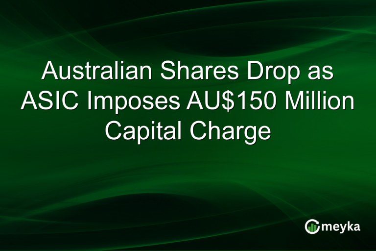 Australian Shares Drop as ASIC Imposes AU$150 Million Capital Charge